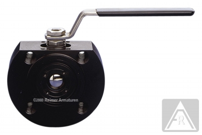 2-way wafer-type ball valve - cast steel DVGW/TA Luft/Fire safe