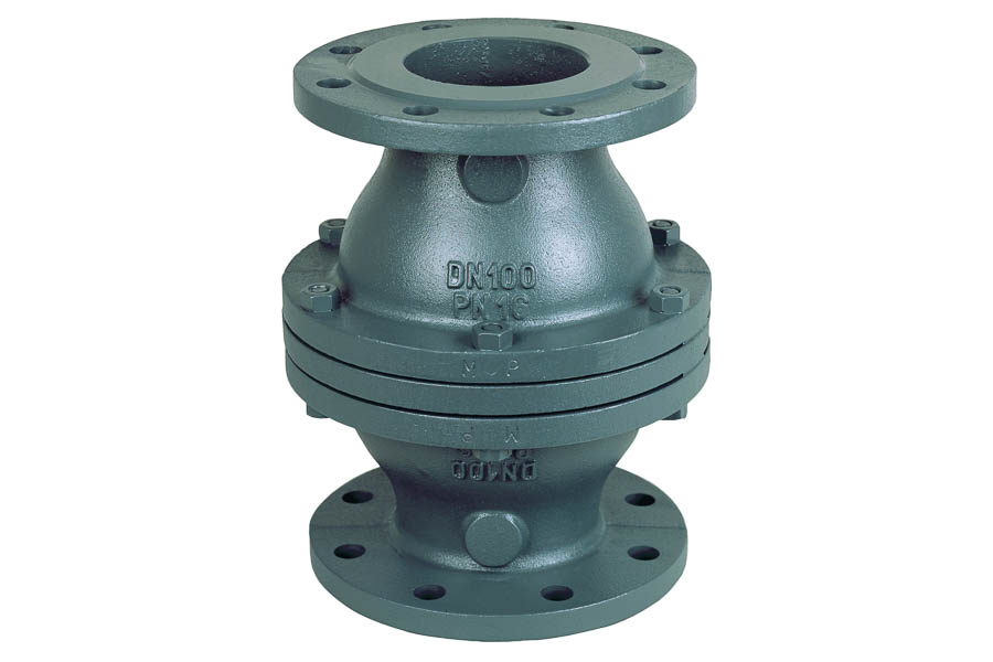 Check valve for vertical installation - GG 250 soft seat