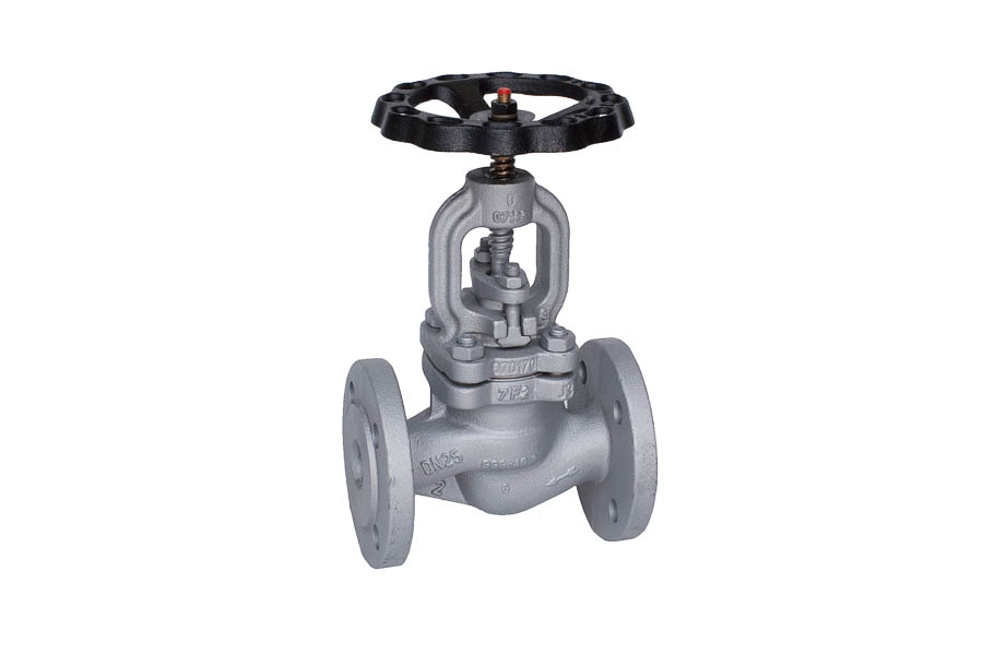 2-way Stop valve GGG-40.3, with gland seal - straightway form