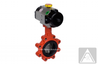Butterfly valve - lug type0, GGG-40/1.4408/NBR
